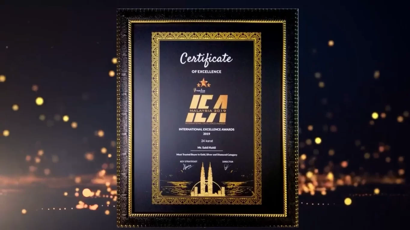 Winner of the International Excellence Awards